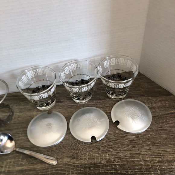 Vtg Dominion Glass Atomic Serving Set - Picture 8 of 13